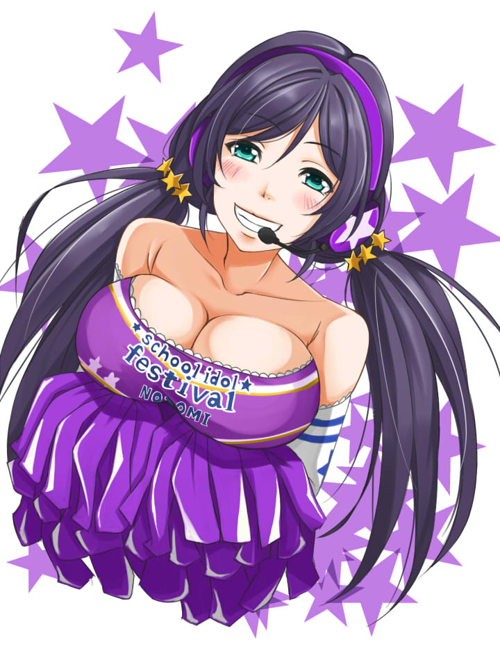 tojo nozomi (love live! and 2 more) drawn by kosuke_(bb)