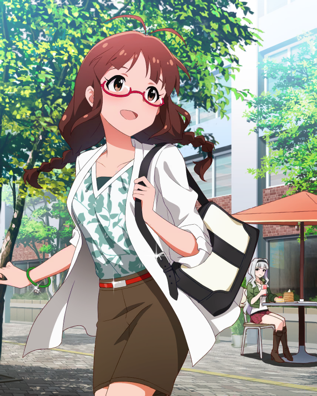 shijou takane and akizuki ritsuko (idolmaster and 2 more)