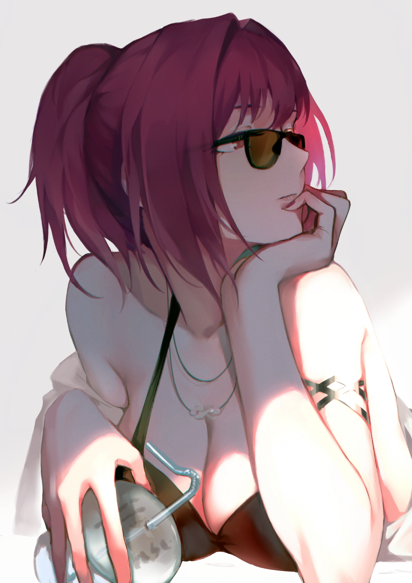 scathach (fate and 1 more) drawn by reroi