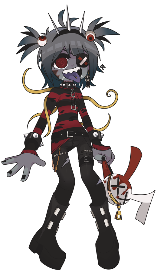 zonbko (indie virtual youtuber) drawn by e_c_(ttamagottamago)