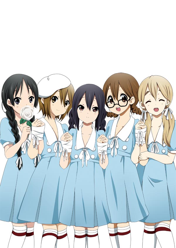 akiyama mio, nakano azusa, hirasawa yui, tainaka ritsu, and kotobuki tsumugi (k-on! and 1 more) drawn by ragho_no_erika