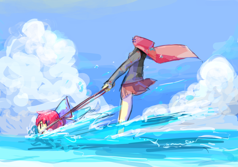 sekibanki (touhou) drawn by mitsubamushi_coreless