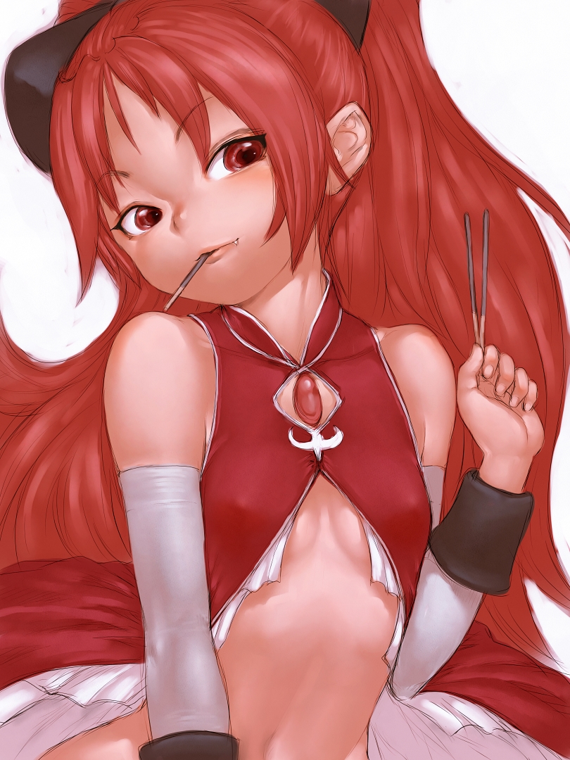 sakura kyoko (mahou shoujo madoka magica) drawn by fumio_(rsqkr)