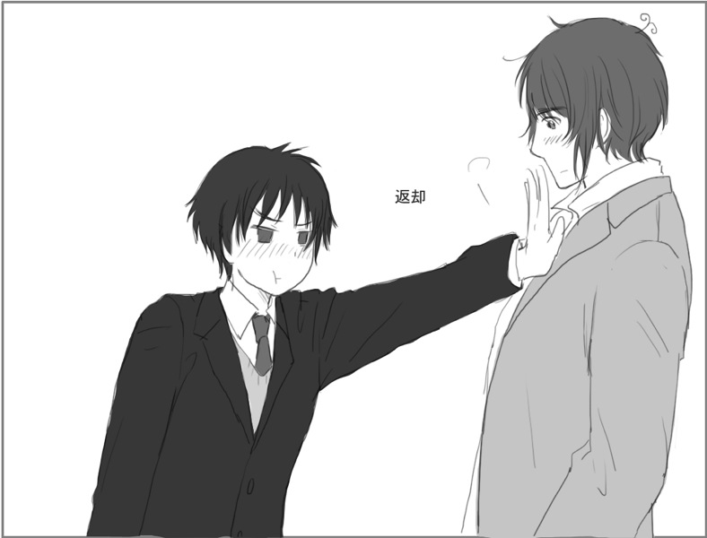 japan and greece (axis powers hetalia) drawn by misono24