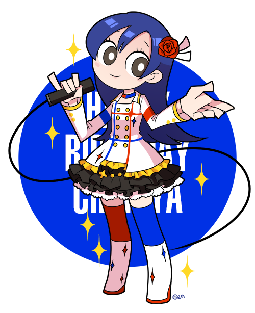 kisaragi chihaya (idolmaster and 1 more) drawn by 72producer
