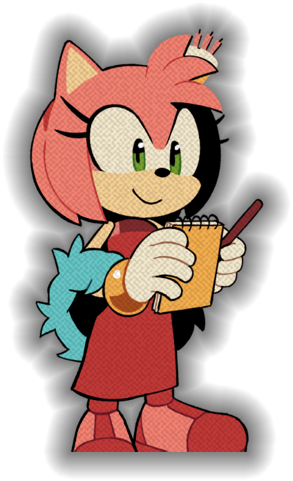 amy rose (sonic and 1 more) drawn by digimin