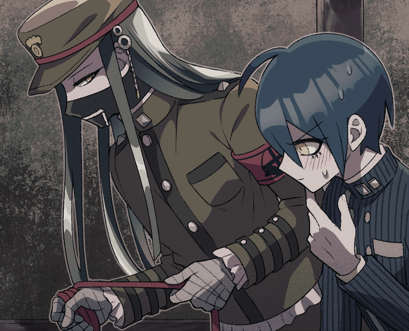 saihara shuichi and shinguji korekiyo (danganronpa and 1 more) drawn by minashirazu
