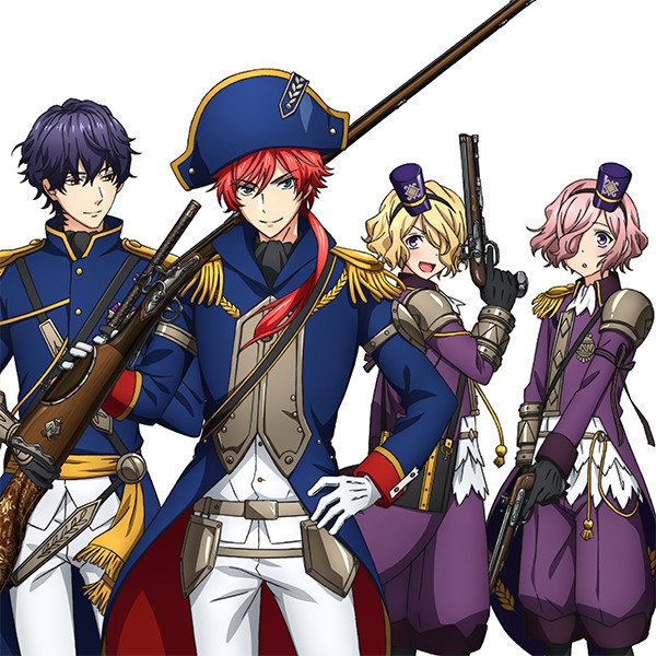 rapp, napoleon, noel, and nicola (senjuushi and 1 more) drawn by majiro_(mazurka)