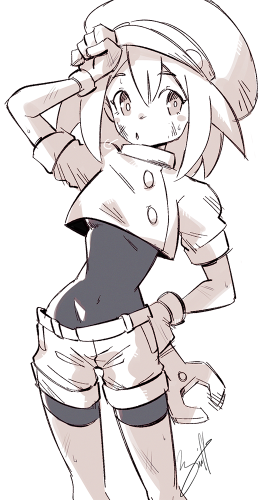 roll caskett (mega man and 1 more) drawn by cheesecakes_by_lynx