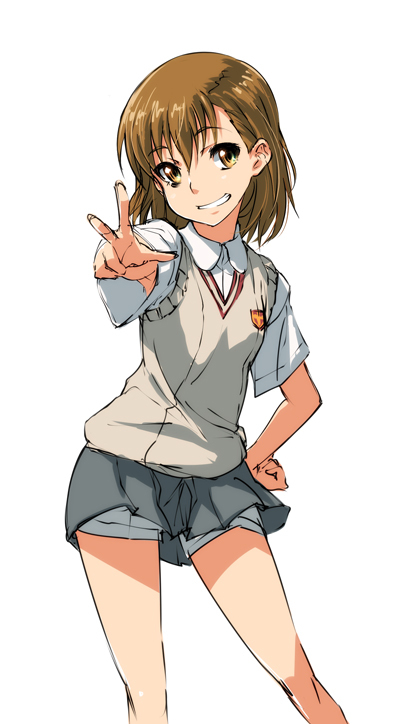 misaka mikoto (toaru majutsu no index and 1 more) drawn by nekomamire