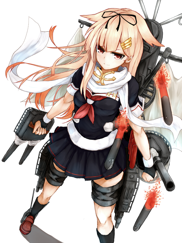 yuudachi and yuudachi kai ni (kantai collection) drawn by azure_luna