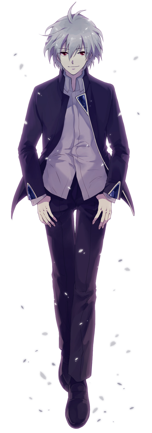 nagisa kaworu (neon genesis evangelion) drawn by mozzu