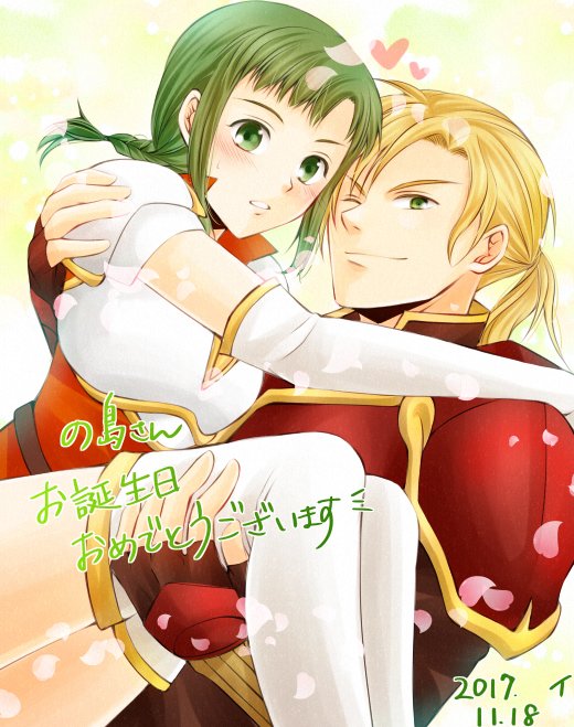 vanessa and forde (fire emblem and 1 more) drawn by nonbiri_rkgk