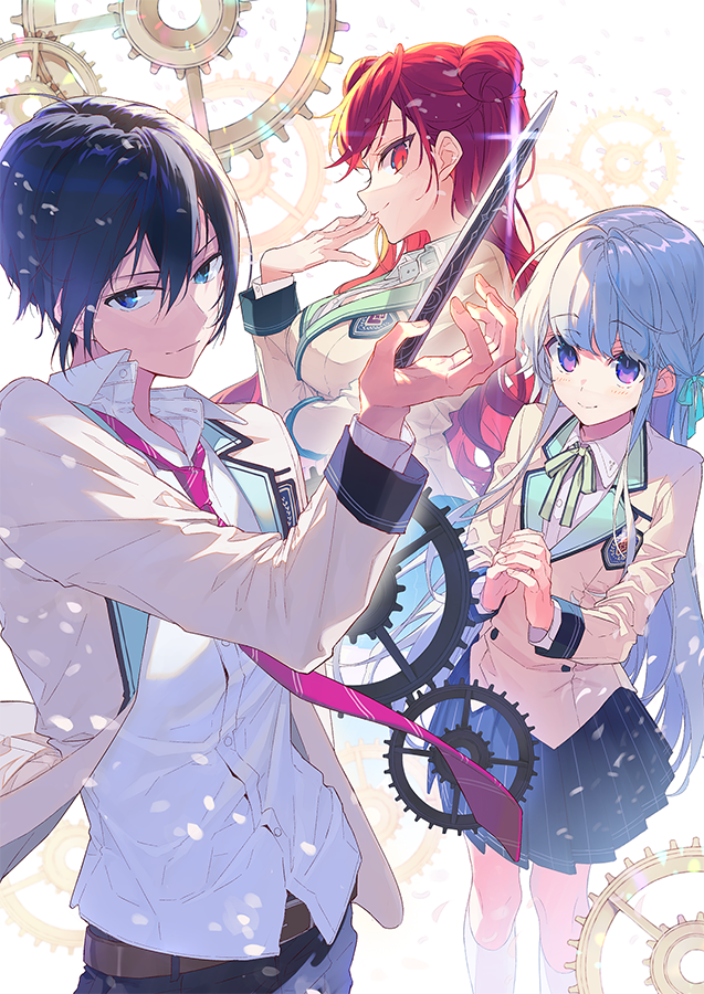 minazuki, kanon byakudan, and rita rosenberg (rebellio machina) drawn by reia