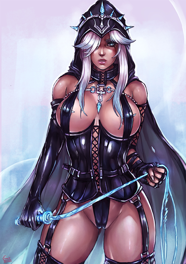 ashe (league of legends) drawn by kachima