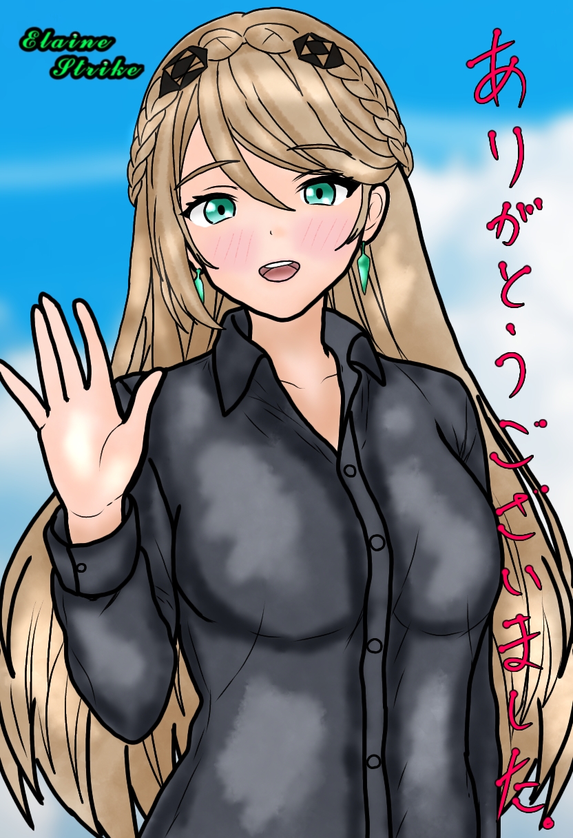 elaine auclair (eiyuu densetsu and 2 more) drawn by t-oyama-pool