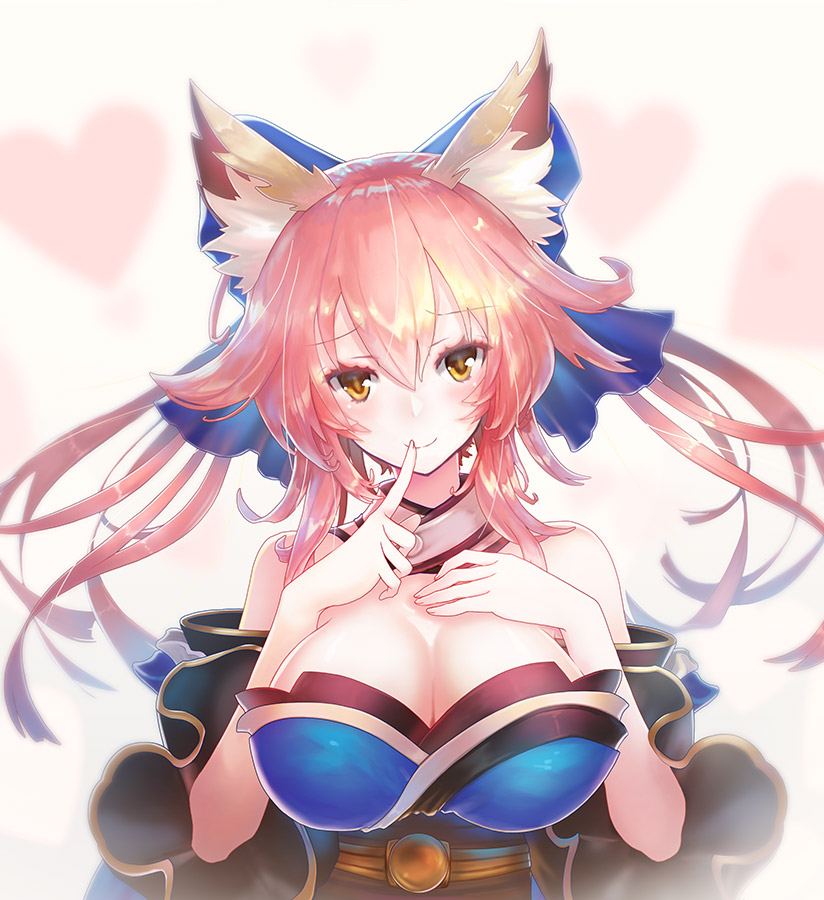 tamamo and tamamo no mae (fate and 3 more) drawn by tanaka_ken'ichi