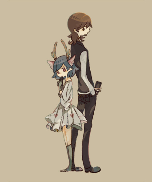 q and mikuni souichirou (c) drawn by ie_(niwaniwa)