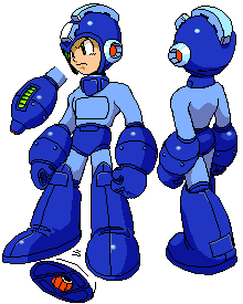 mega man (mega man and 1 more) drawn by ariga_hitoshi