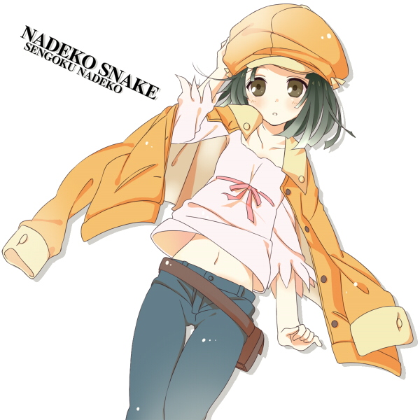 sengoku nadeko (monogatari and 1 more) drawn by jikunyaga