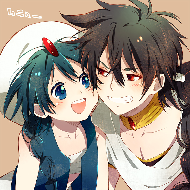 aladdin and judal (magi the labyrinth of magic) drawn by guttary