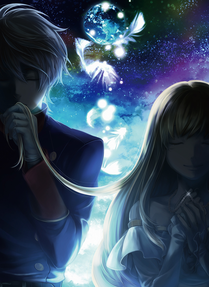 slaine troyard and asseylum vers allusia (aldnoah.zero) drawn by nana_(t-a-f)