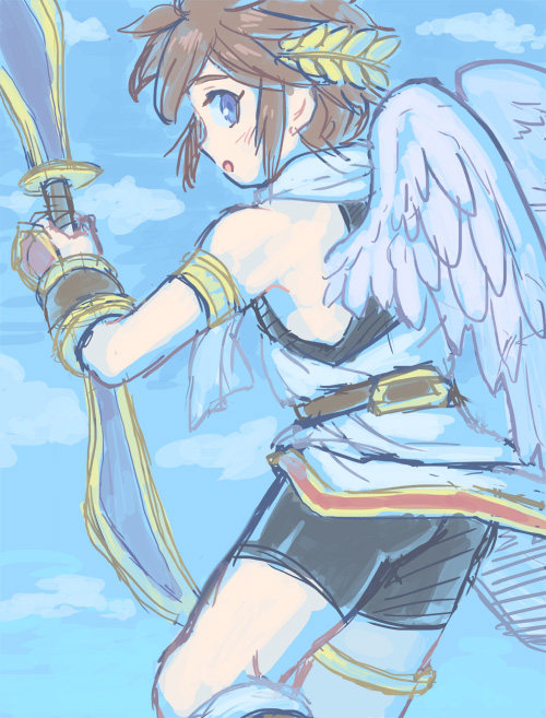 pit (kid icarus and 1 more) drawn by nopepe