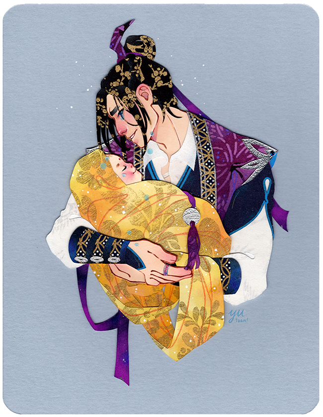 jiang cheng and jin ling (modao zushi) drawn by yutaan