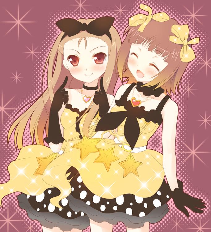 amami haruka and minase iori (idolmaster and 1 more) drawn by komi_zumiko