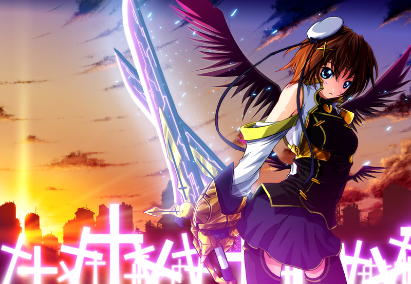 yagami hayate (lyrical nanoha and 2 more) drawn by sentaro