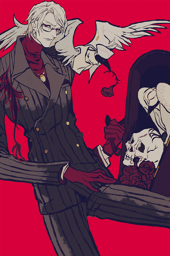 antonio salieri and the man in grey (fate and 1 more) drawn by kaifei_(kaifei_29)