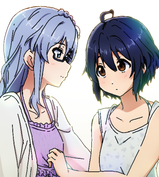 takigawa miu and maruyama akane (22/7) drawn by igashiko