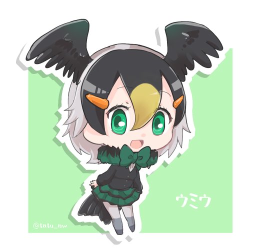 japanese cormorant (kemono friends) drawn by tatsuno_newo