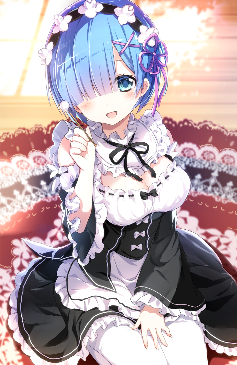 rem (re:zero kara hajimeru isekai seikatsu) drawn by emia_(castilla)