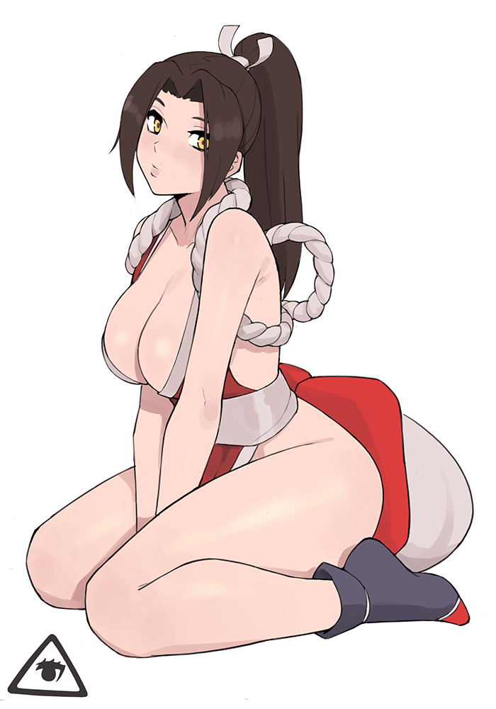 shiranui mai (the king of fighters and 1 more) drawn by donburi_(donburikazoku)
