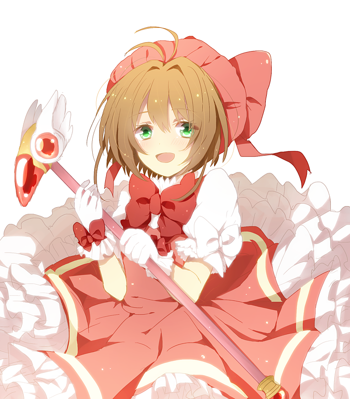 kinomoto sakura (cardcaptor sakura) drawn by harusawa