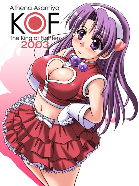 asamiya athena (the king of fighters) drawn by tonpuu