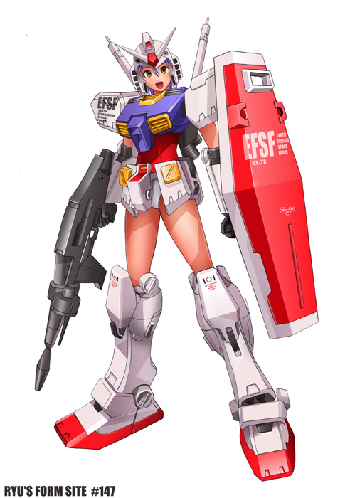 rx-78-2 gundam (gundam and 1 more) drawn by ryu_(ryu's_form_site)
