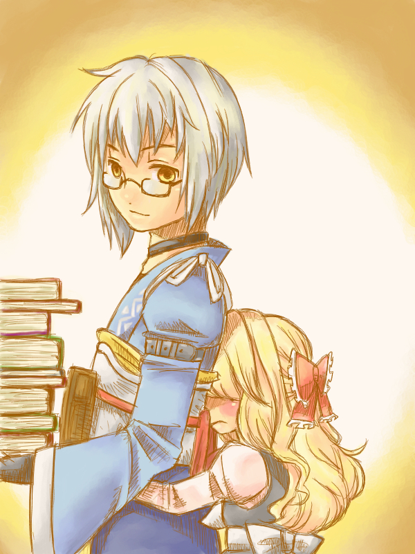 kirisame marisa and morichika rinnosuke (touhou) drawn by takanashi_minato