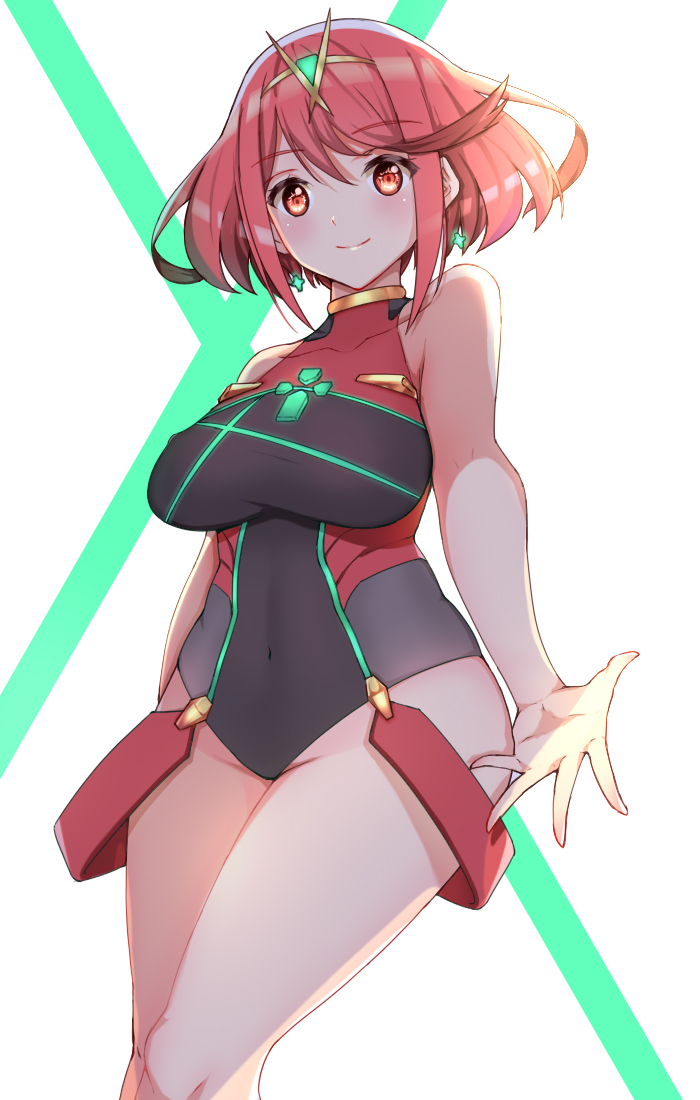 pyra (xenoblade chronicles and 1 more) drawn by lixiao_lang