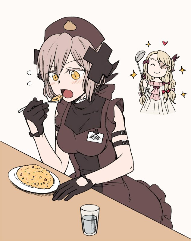 shadowgale and pfle (mahou shoujo ikusei keikaku) drawn by torinone