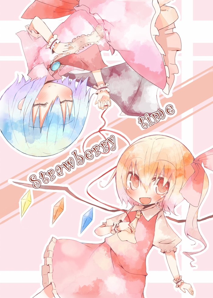 remilia scarlet and flandre scarlet (touhou) drawn by yatani_row