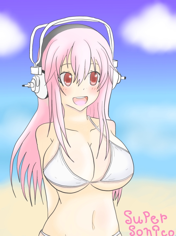 super sonico (nitroplus) drawn by ion_(oresama-ion)