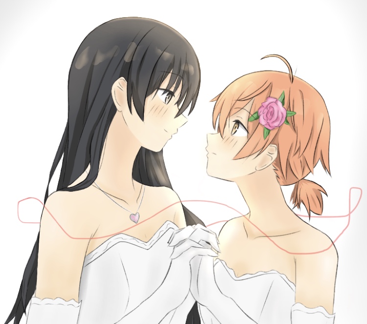 koito yuu and nanami touko (yagate kimi ni naru) drawn by shi_(yuzuki)