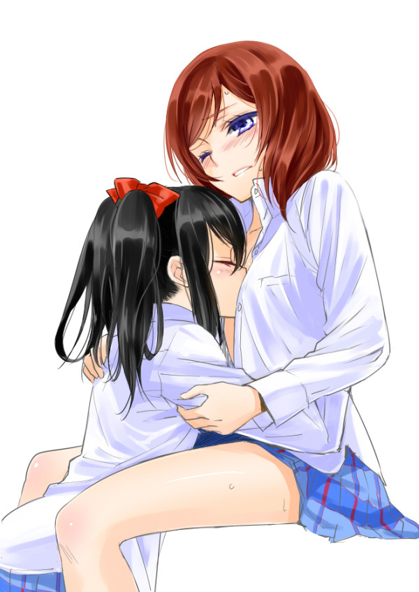 nishikino maki and yazawa nico (love live! and 1 more) drawn by ooshima_tomo
