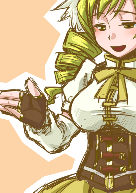 tomoe mami (mahou shoujo madoka magica) drawn by mura_(kiyohime)