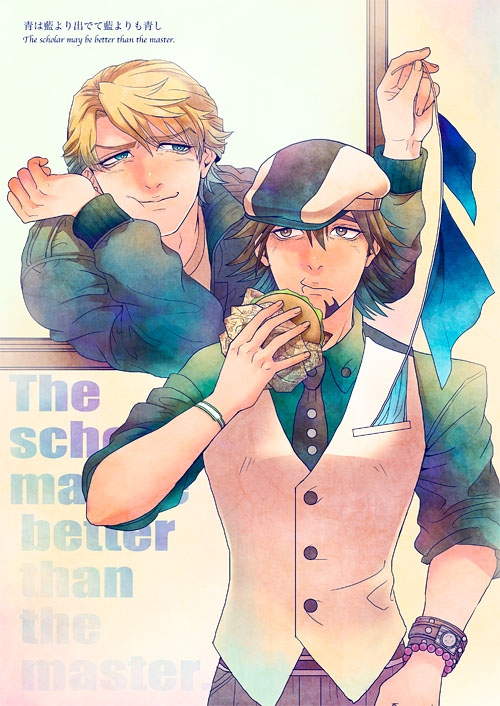 kaburagi t. kotetsu and keith goodman (tiger & bunny) drawn by skr_tsunakan