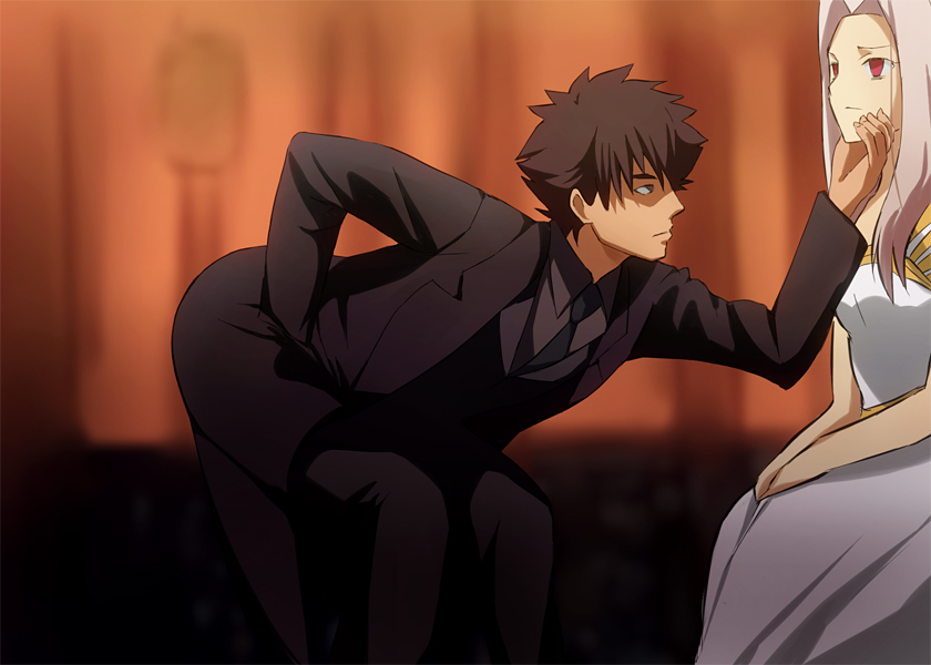 emiya kiritsugu and irisviel von einzbern (fate and 1 more) drawn by daiji_pt