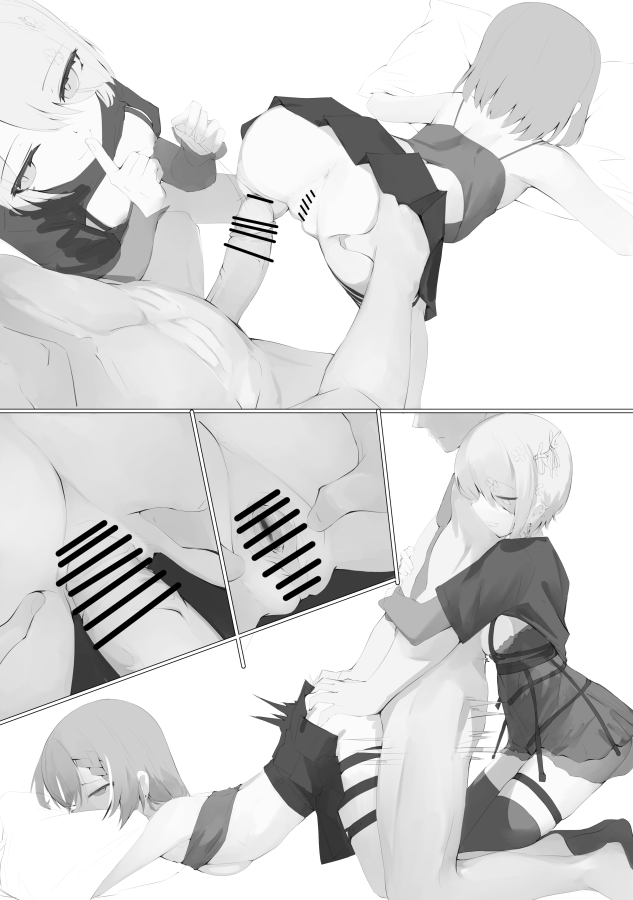 nanashi mumei and ceres fauna (hololive and 1 more) drawn by recklessdraw