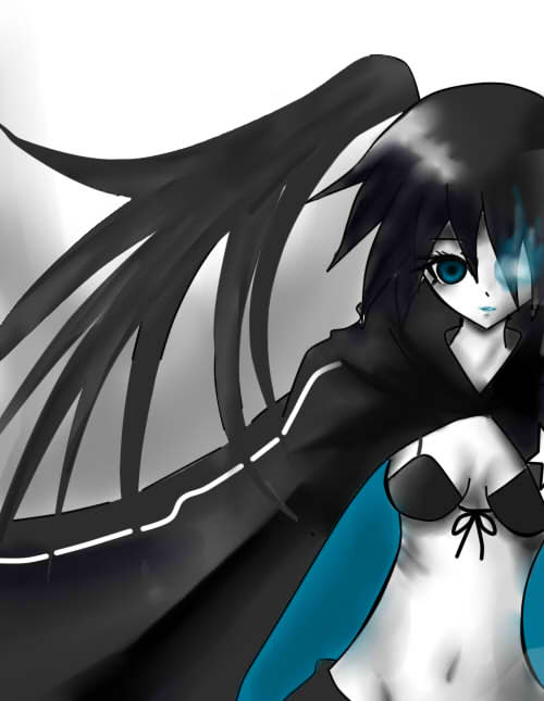 black rock shooter (black rock shooter) drawn by yutori_(inu-hito)
